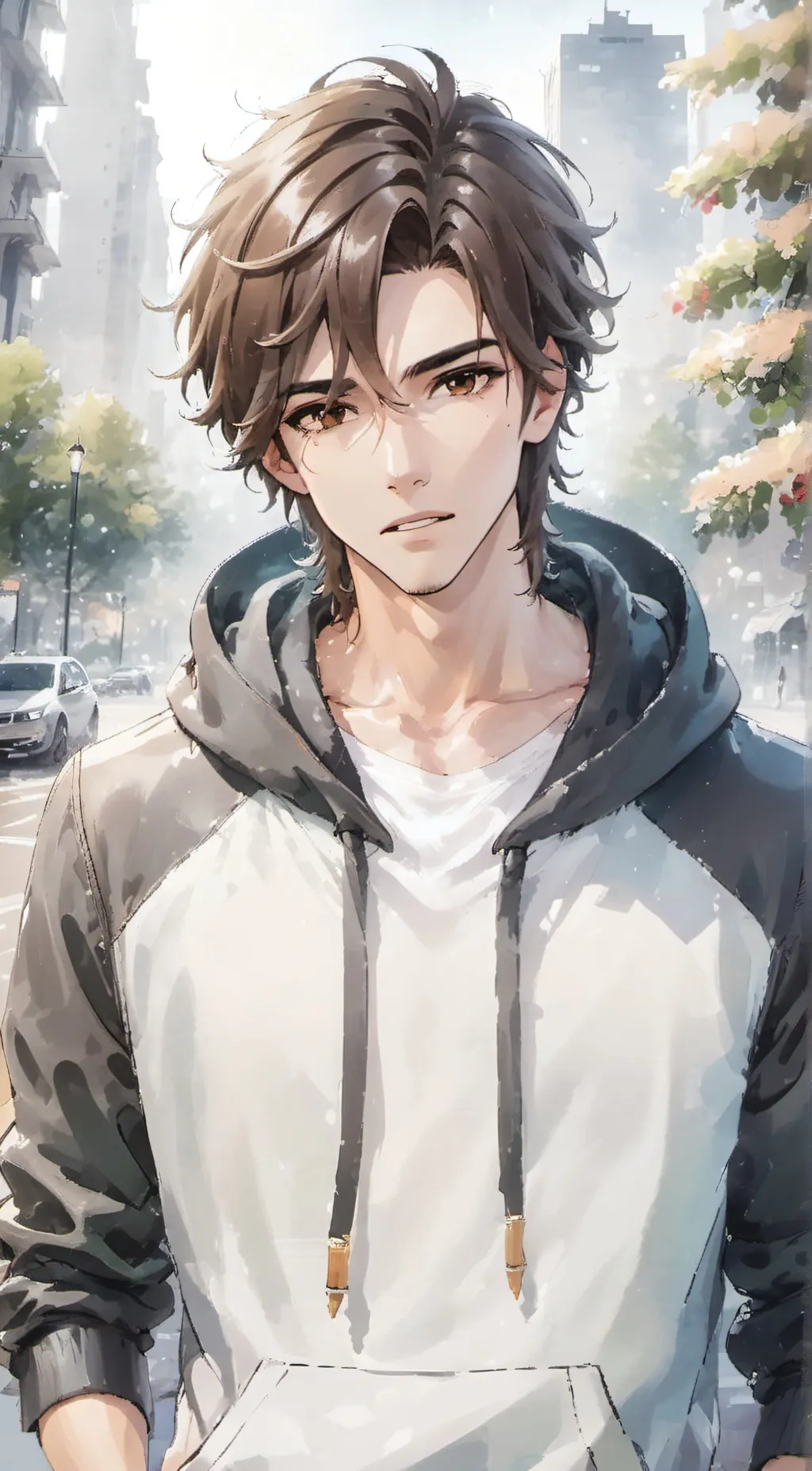 ai character: Andrew background
