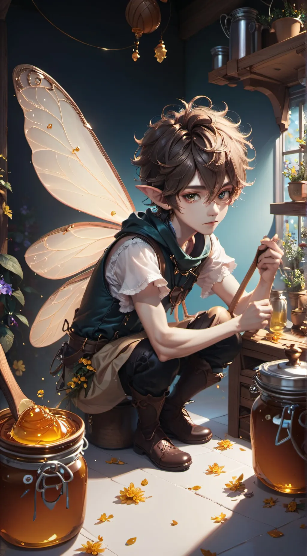 ai character: Milou background