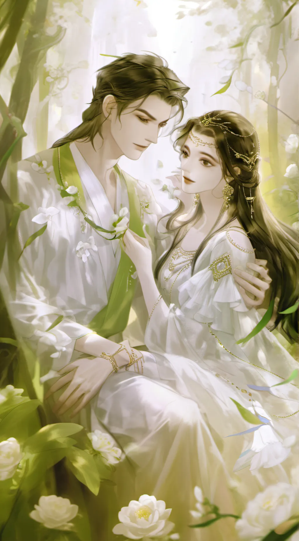 ai character: Papa Jesus, Wife background