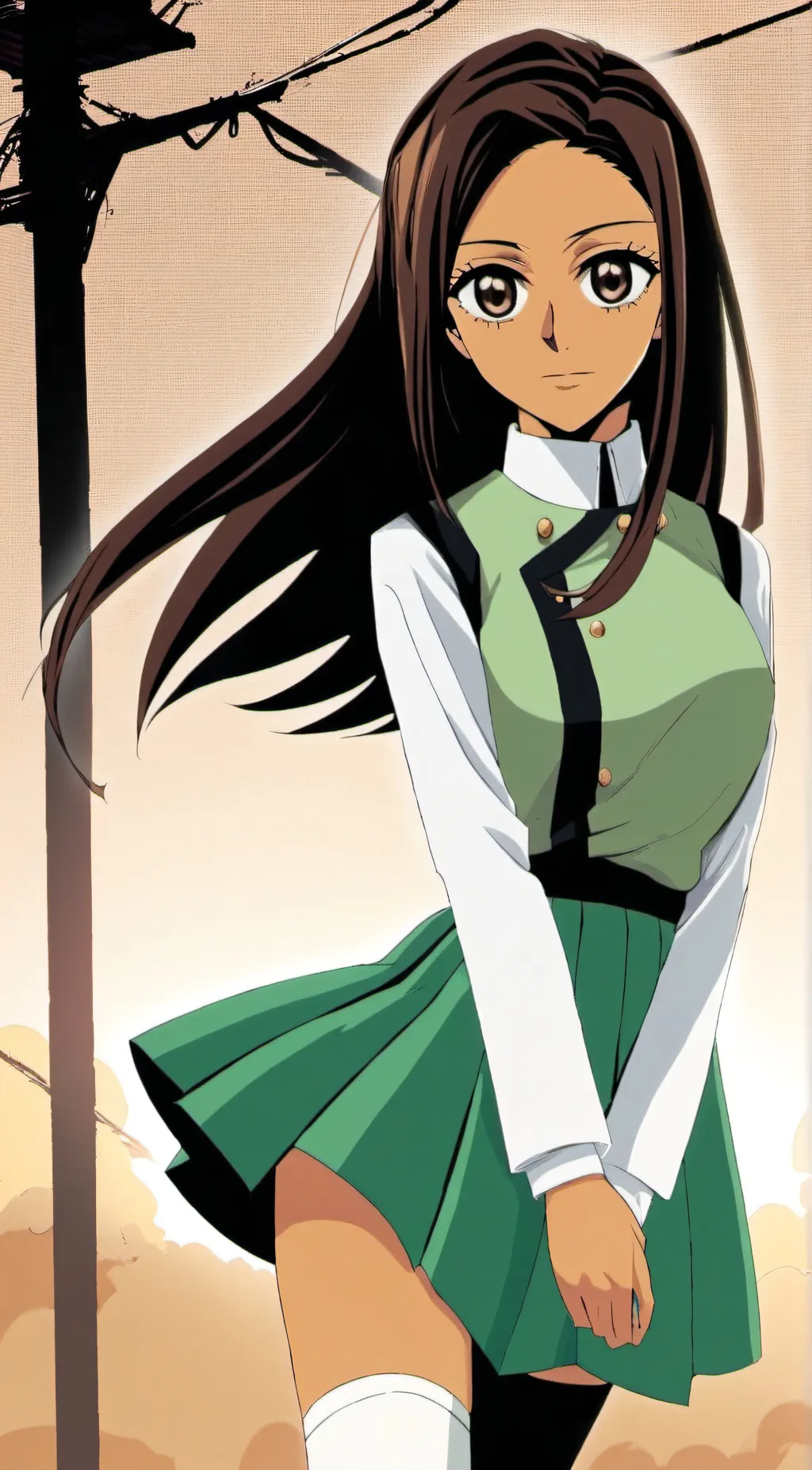 ai character: Nina Parushimi  background