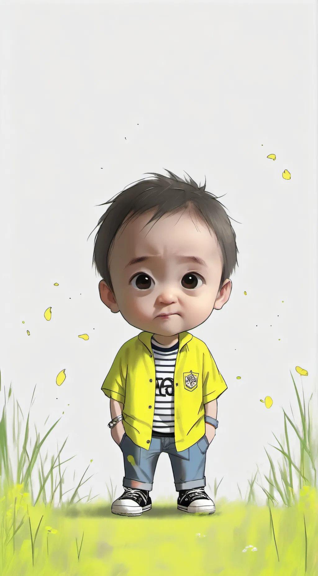 ai character: my big head bro background