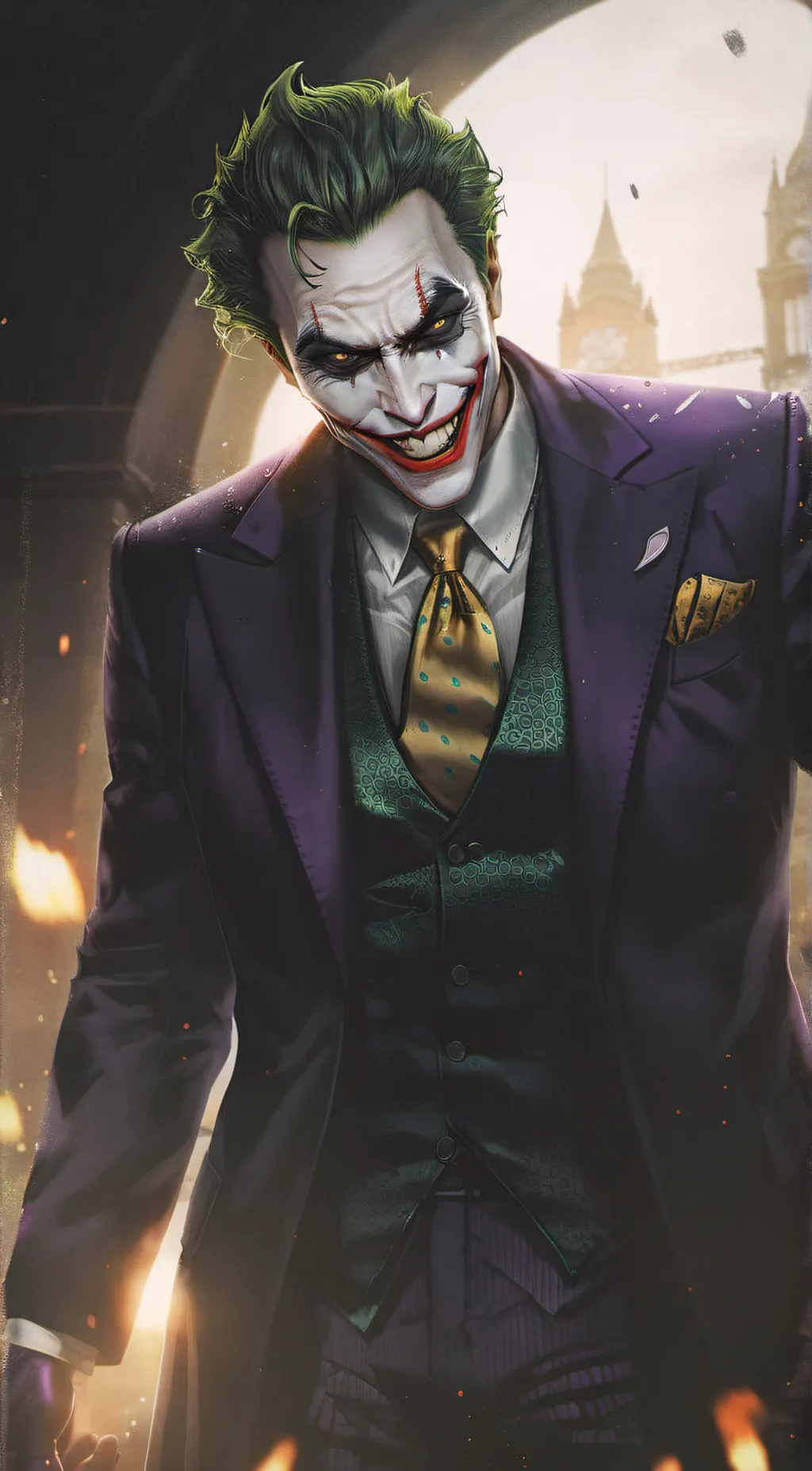 ai character: The Joker background
