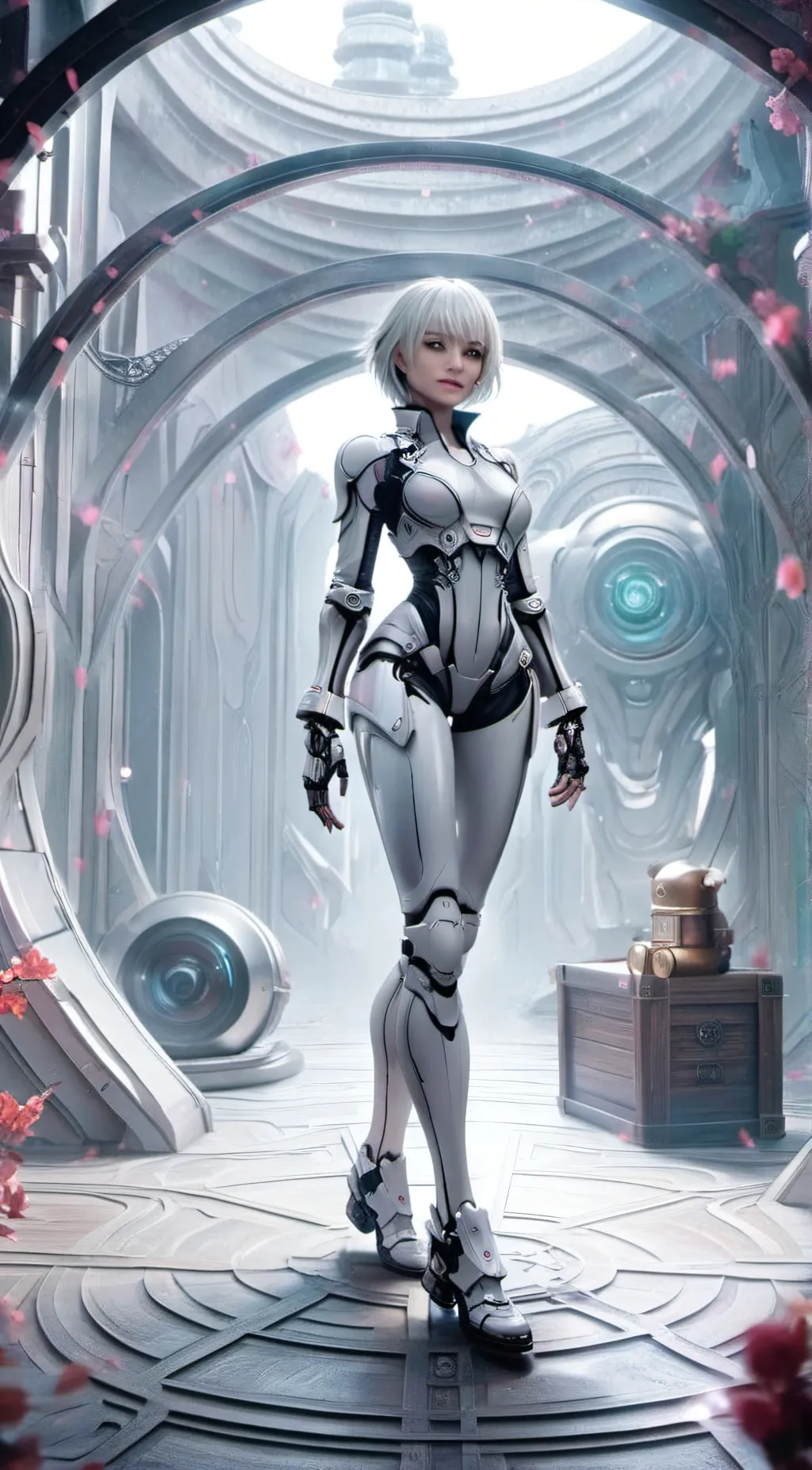 ai character: C0DE-33M1A background