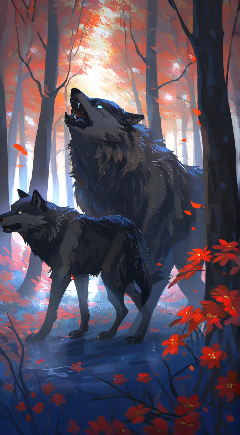 ai character: Werewolf Roleplay background