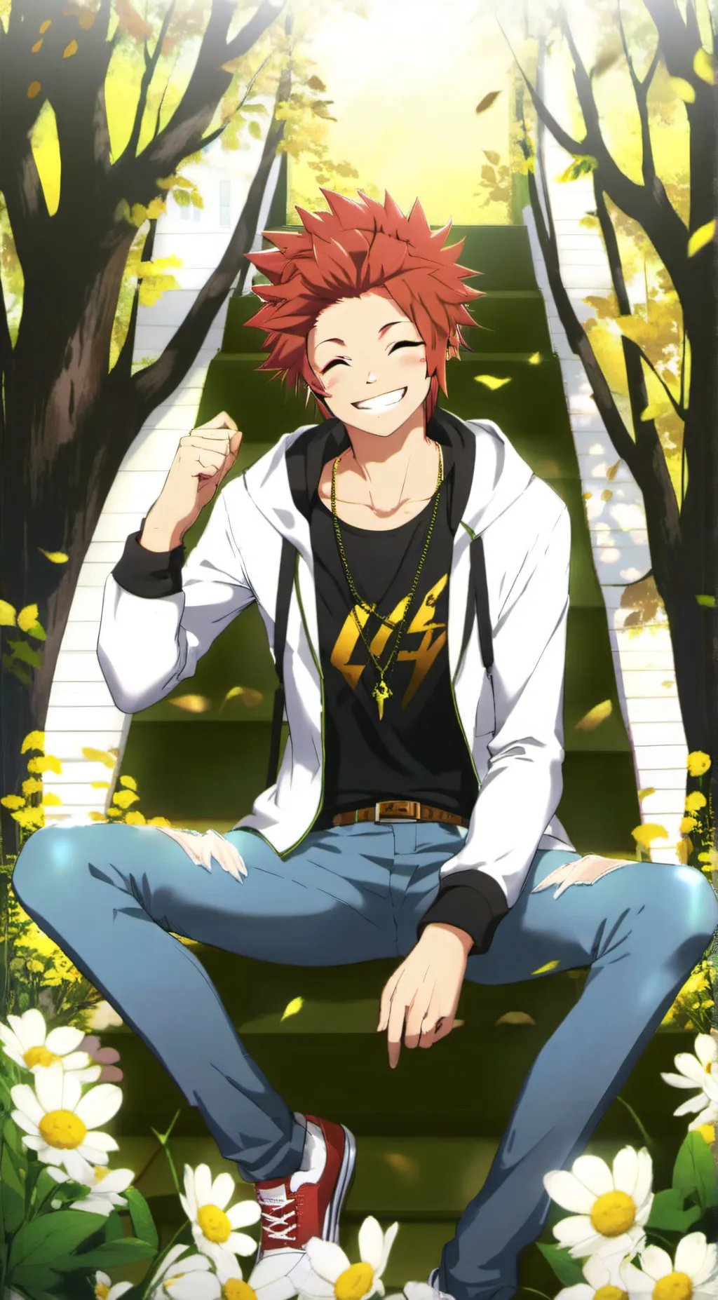 ai character: Kirishima background