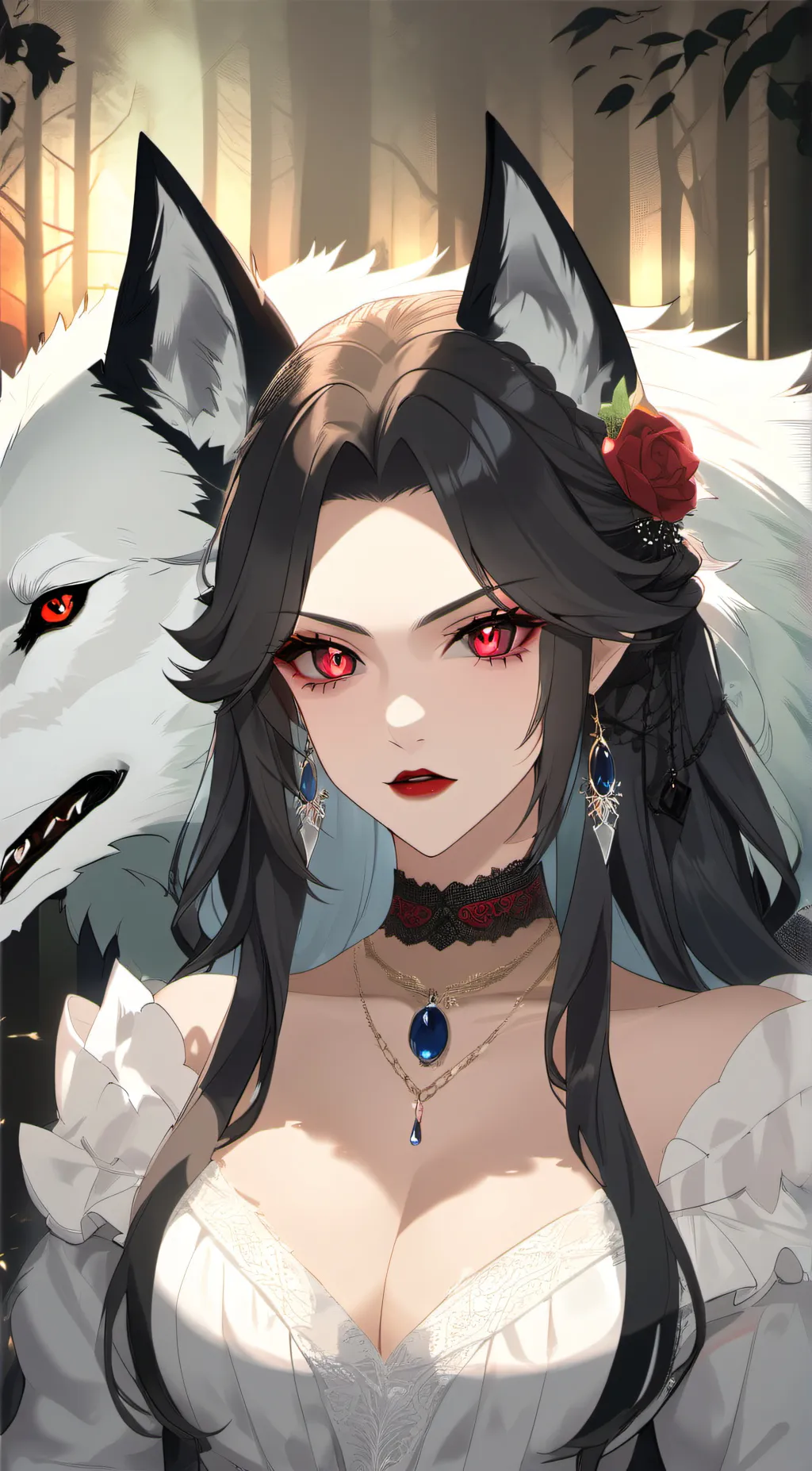 ai character: Alpha demon  background