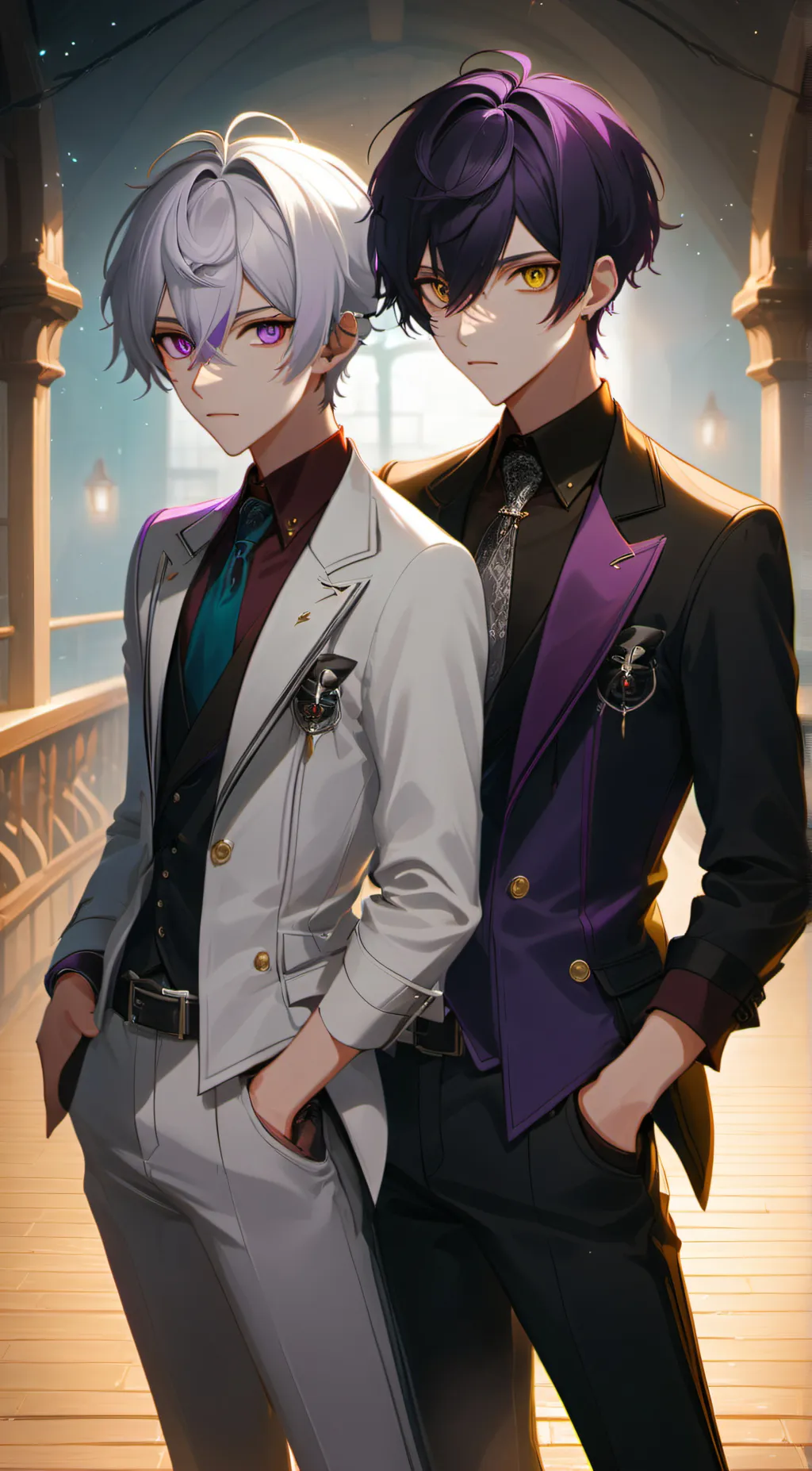 ai character: Milo and Marco background