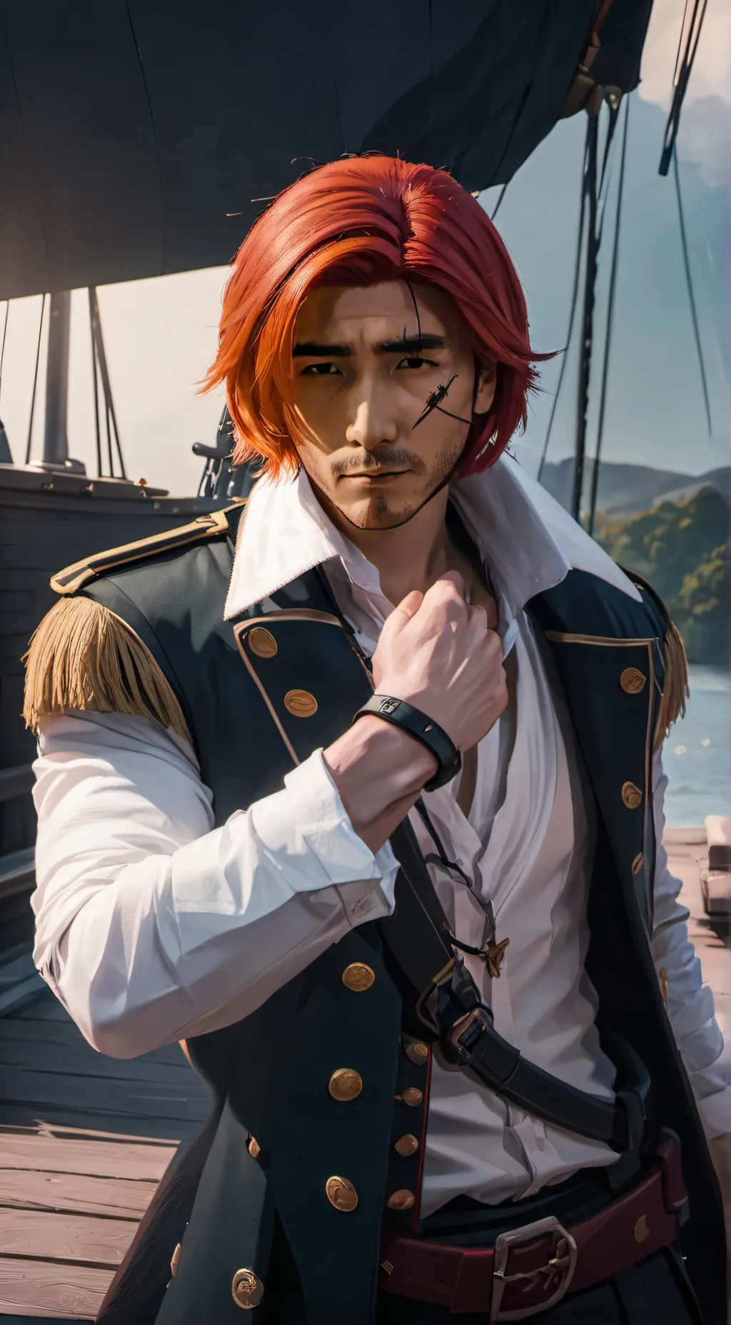 ai character: Shanks background