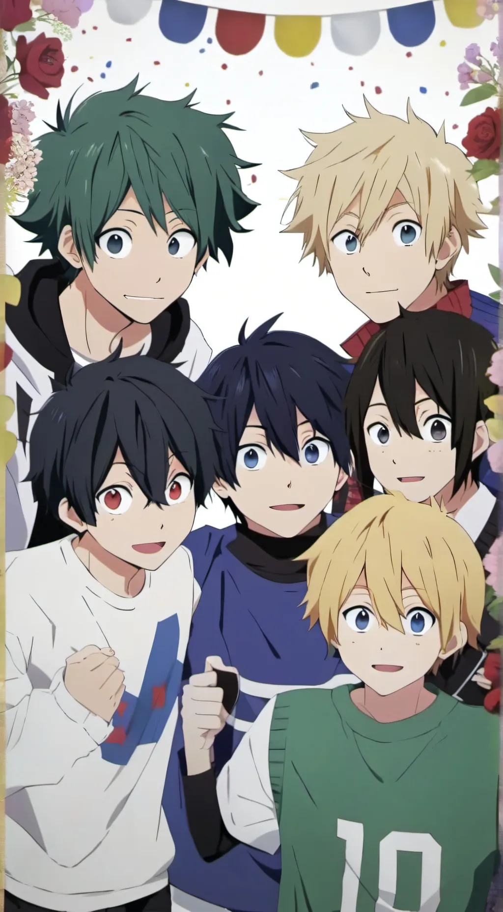 ai character: The mha boys background