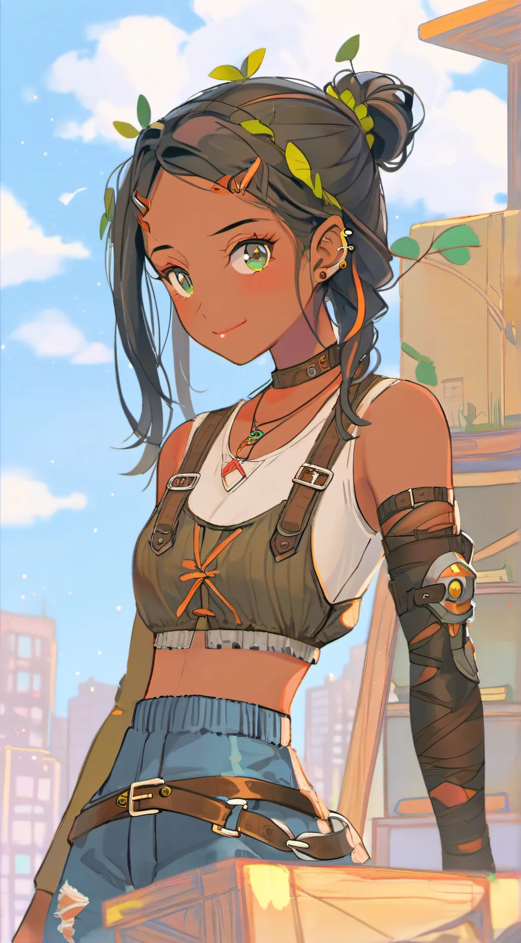 ai character: Raven background