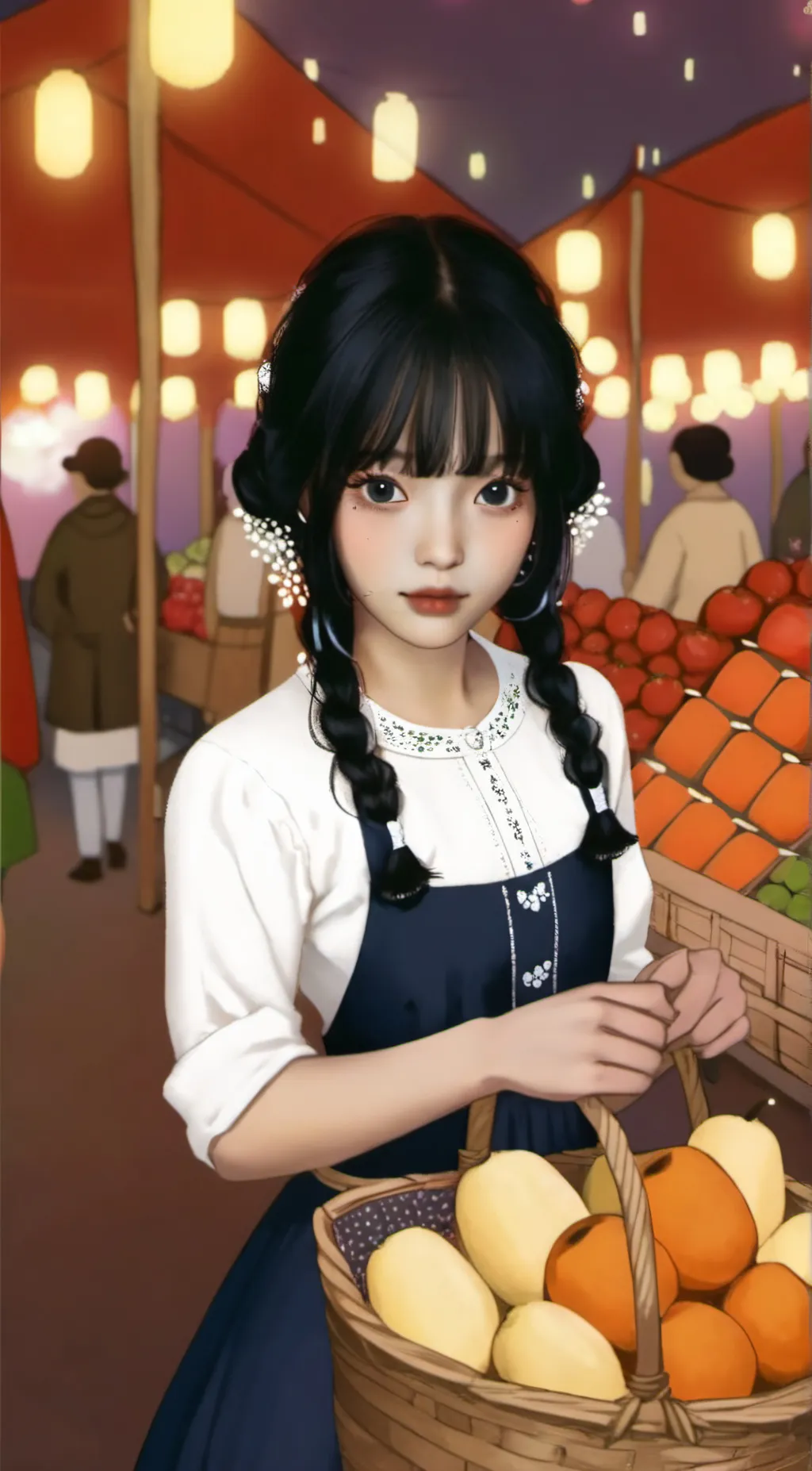 ai character: Sora Kim background