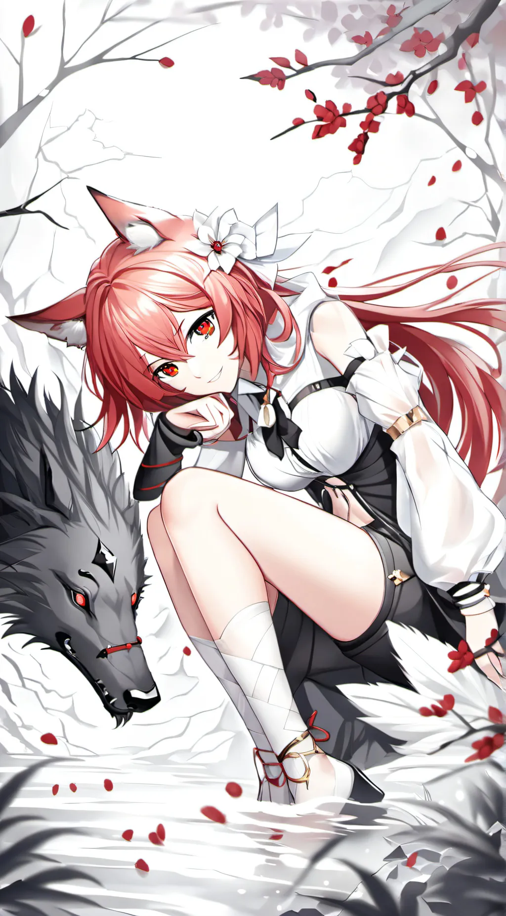 ai character: maid sugar: background