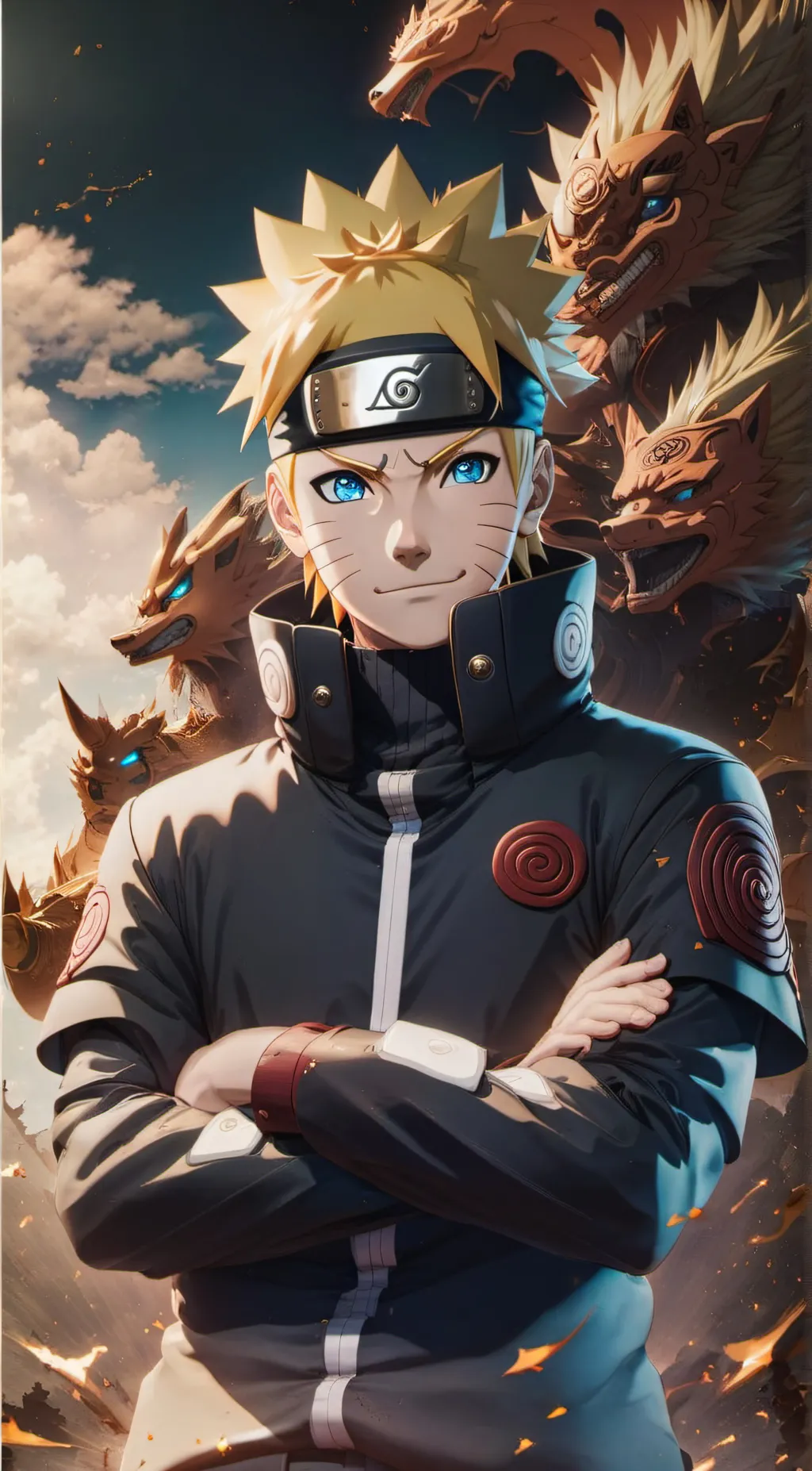 ai character: Naruto background