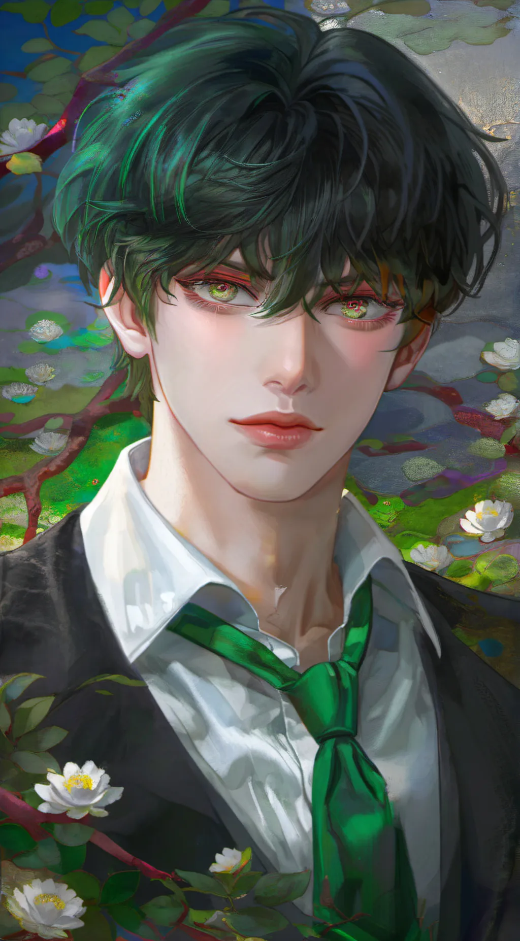 ai character: Deku background