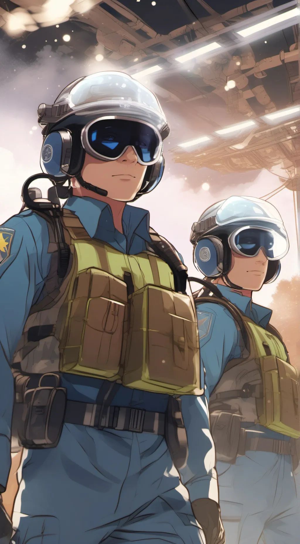 ai character: GOC guards background