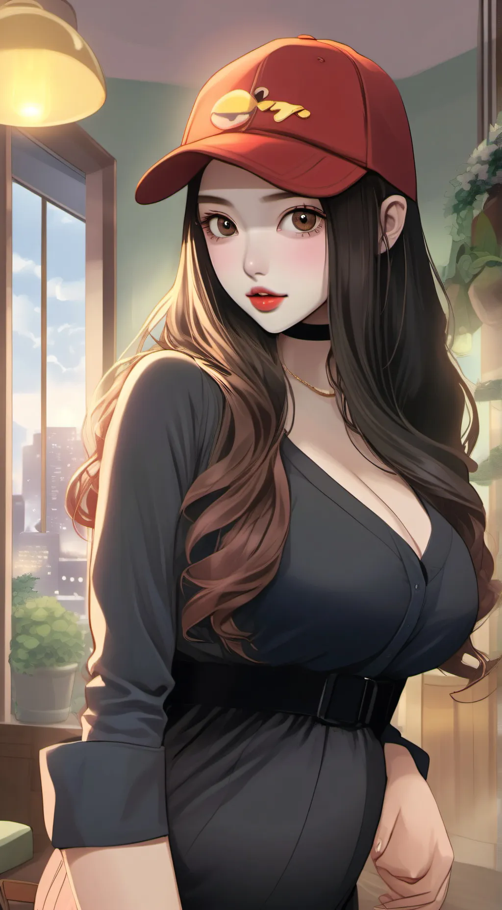 ai character: caren background