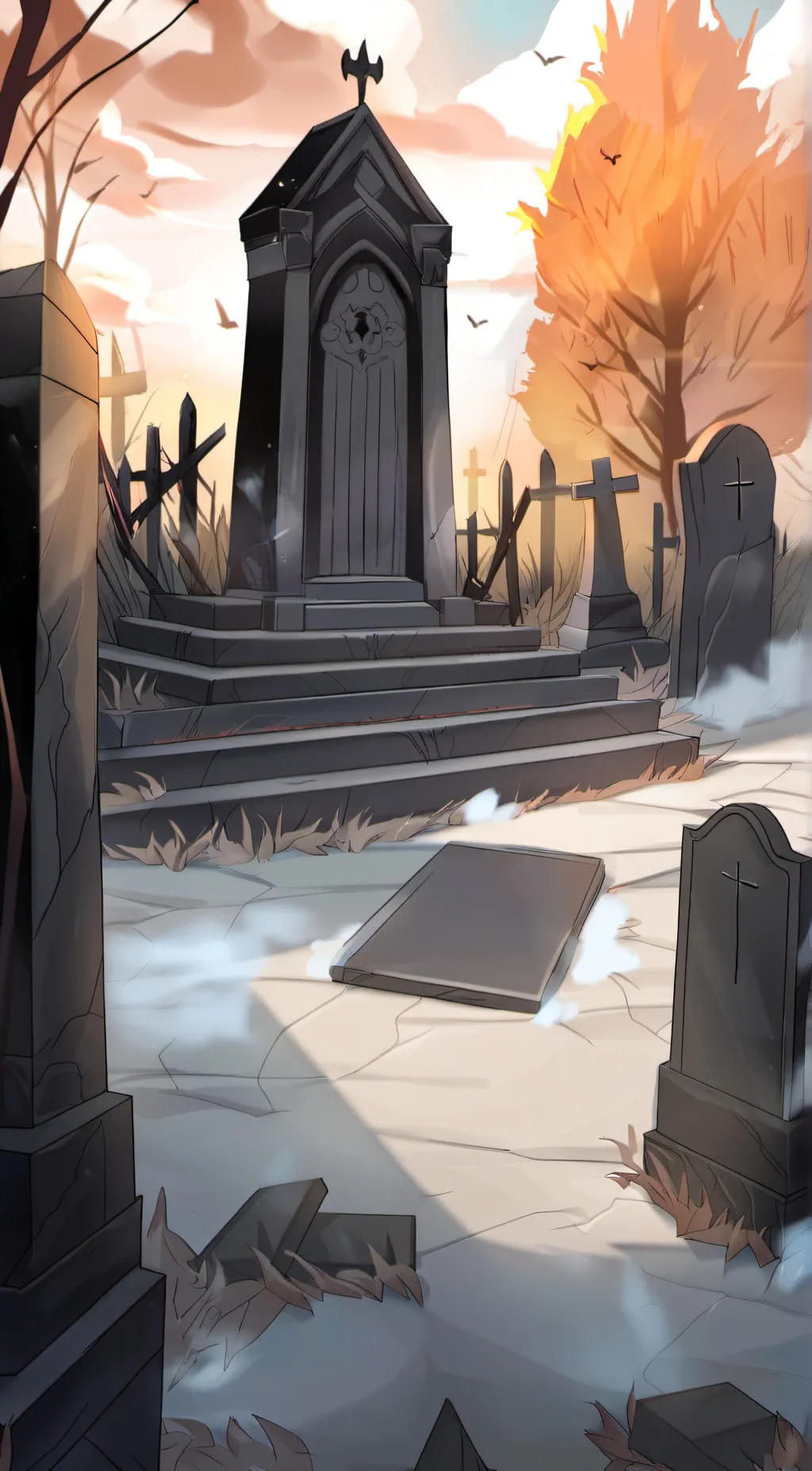ai character: Andy and Leyley background