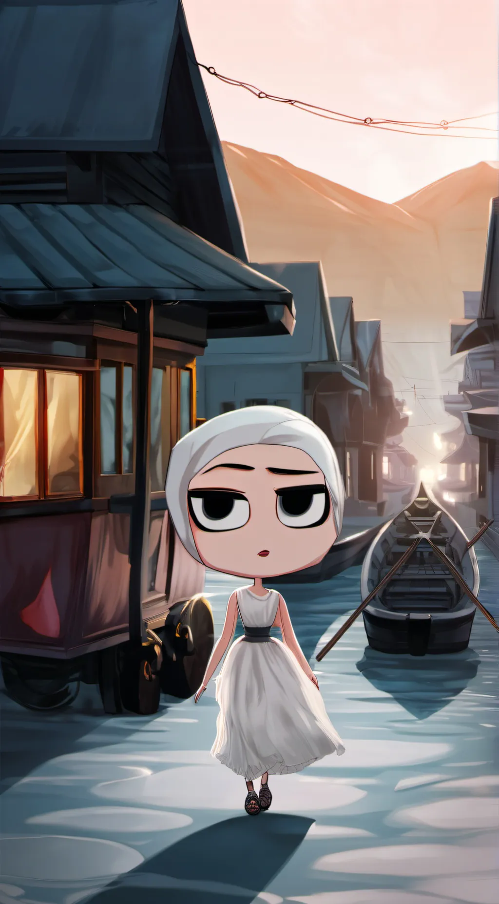 ai character: xiaro  background