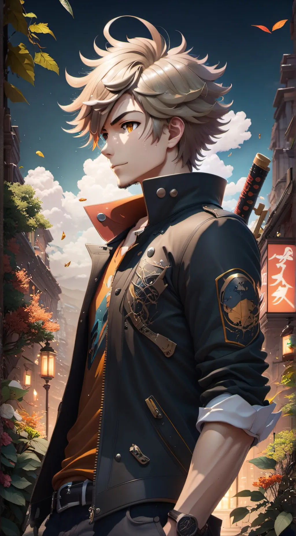ai character: Jacob  background