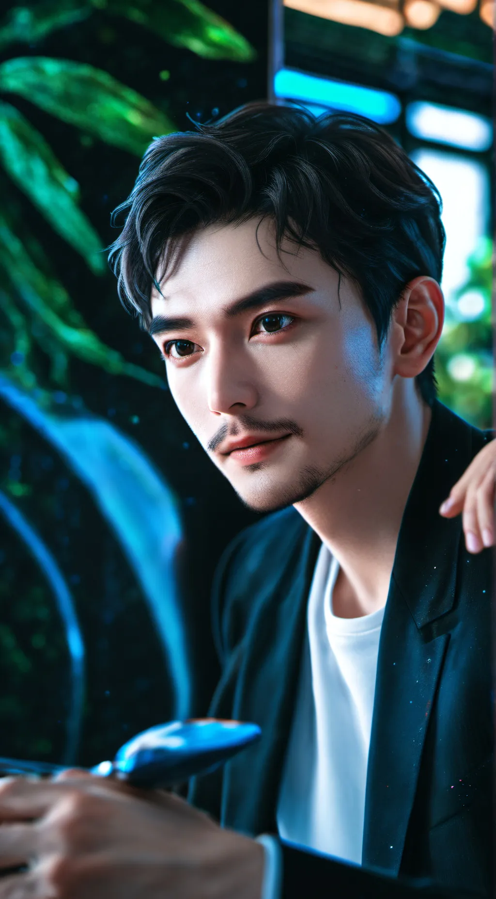 ai character: Javier  background
