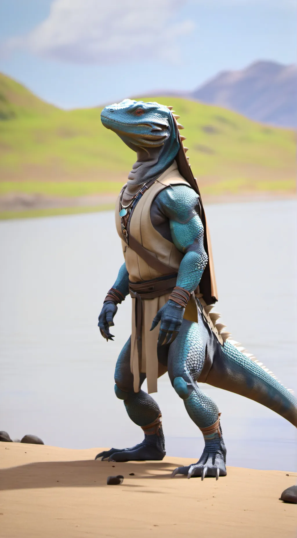 ai character: stark background