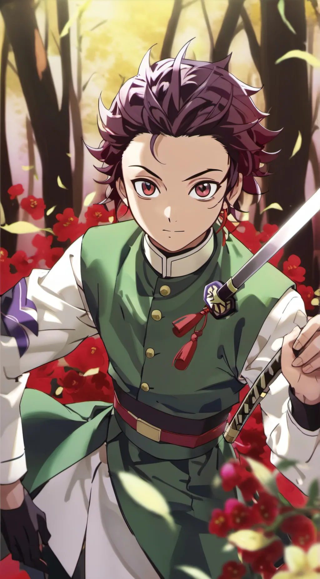 ai character: Demon slayer background