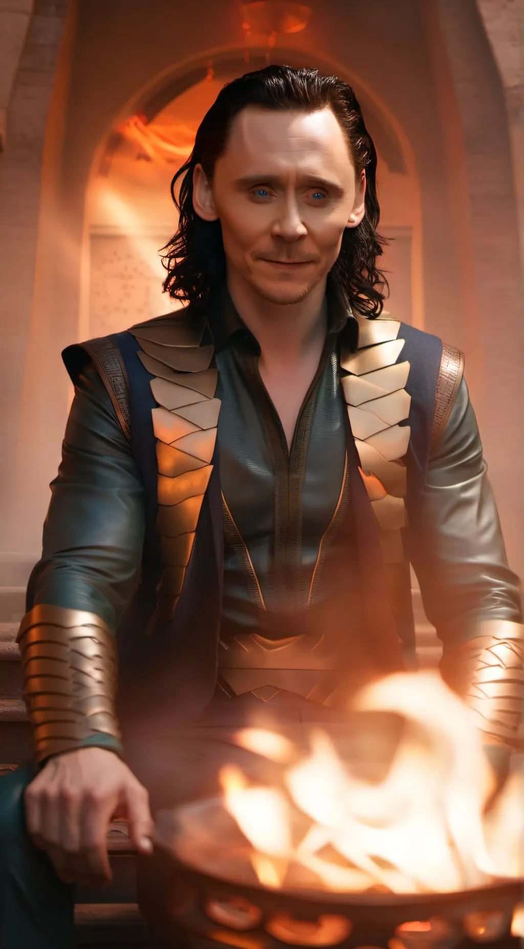 ai character: Loki Laufeyson background