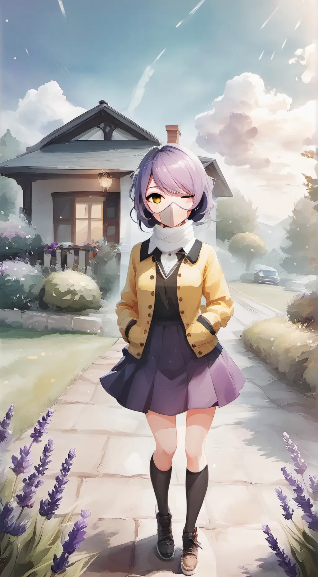 ai character: Aphmau and friends background