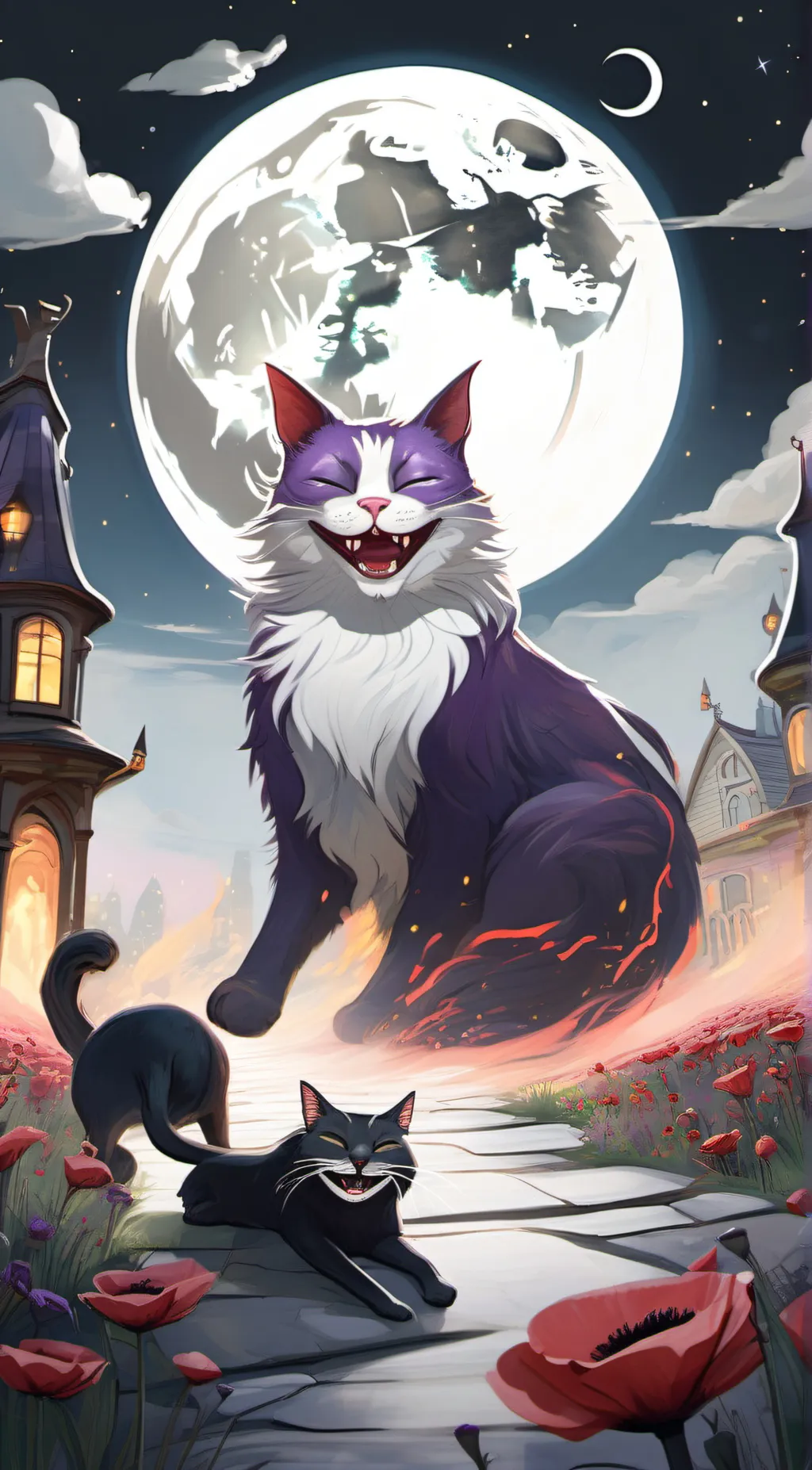 ai character: catnap background