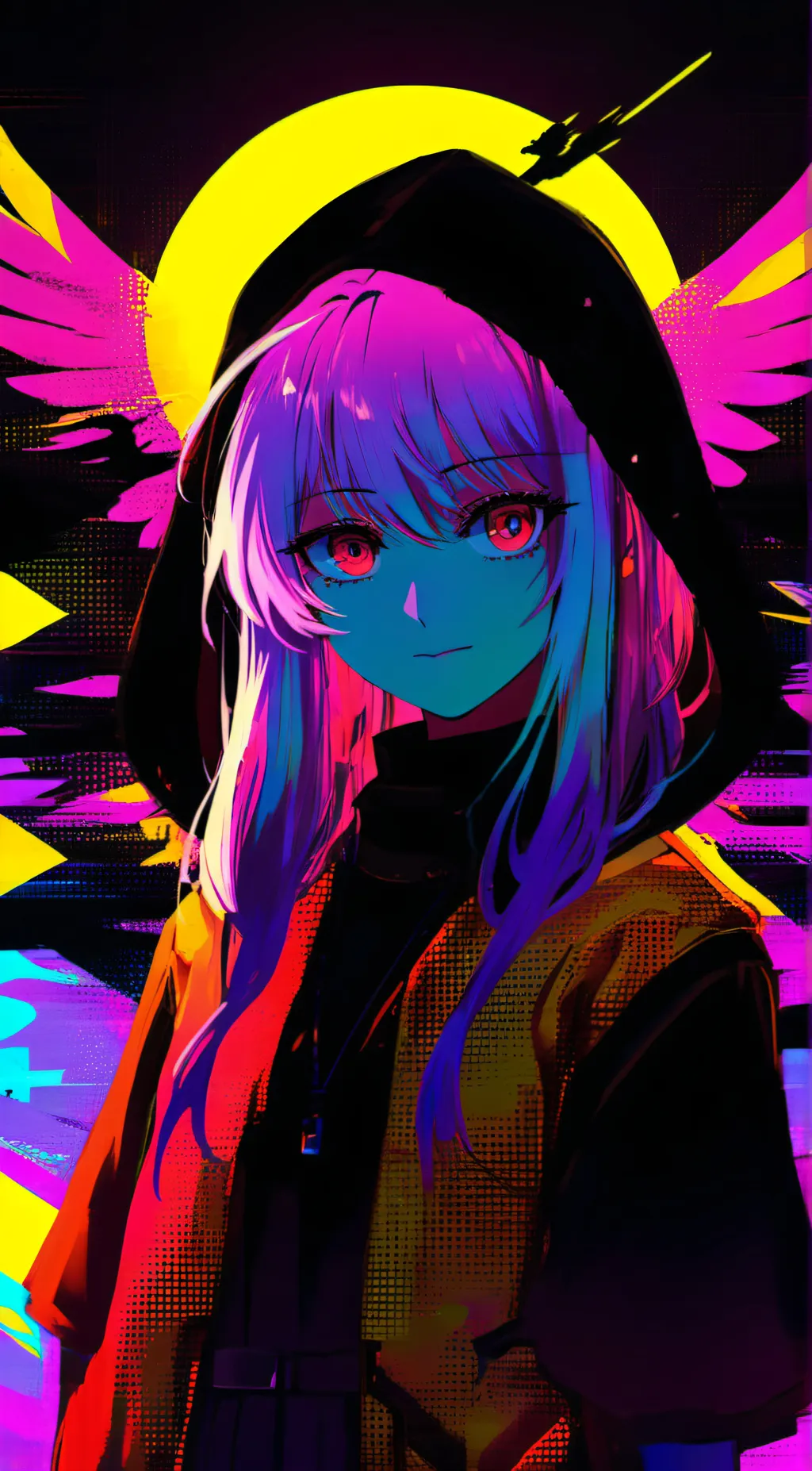 ai character: glitch reboot background