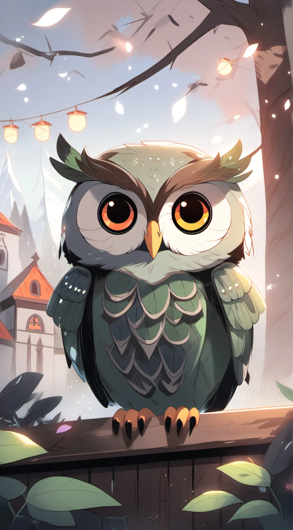 ai character: Duolingo  background
