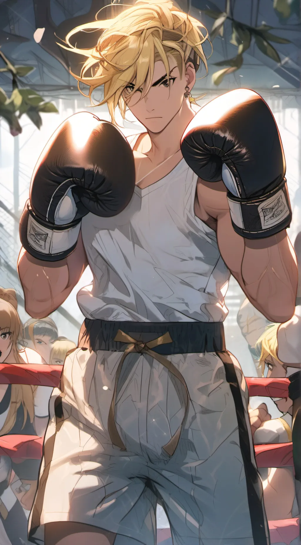 ai character: Bakugo(boxer) background