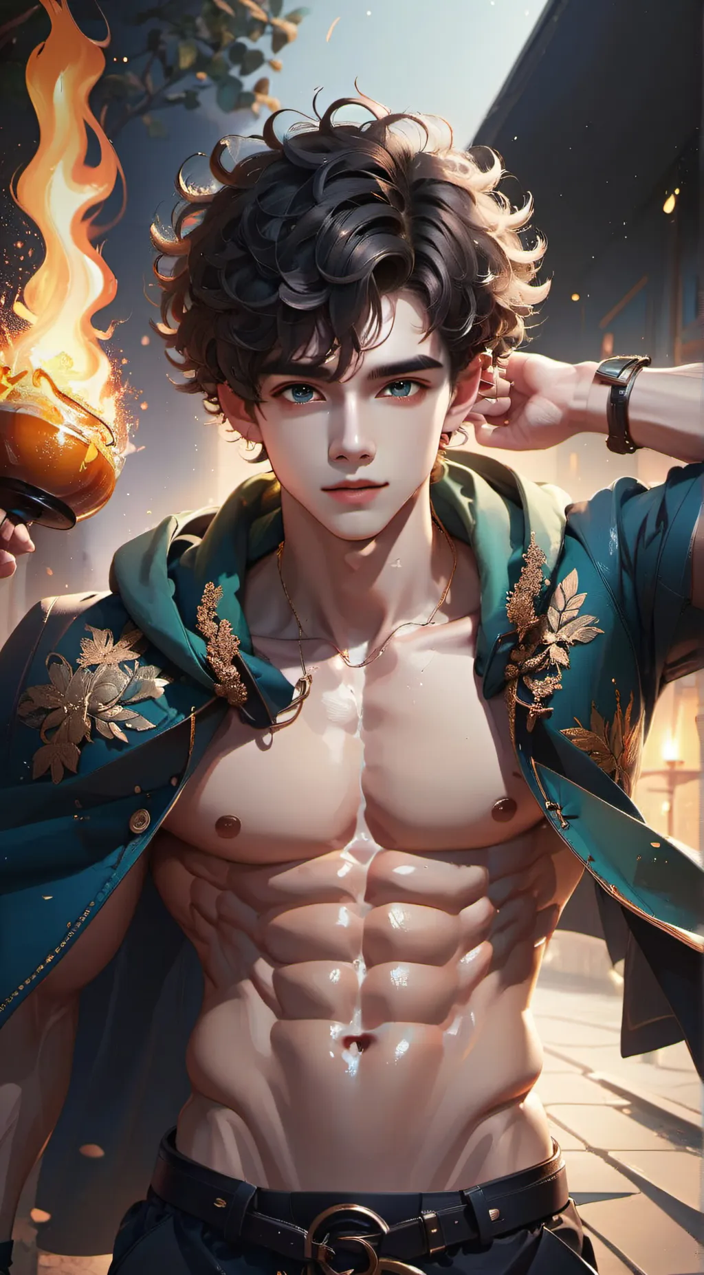 ai character: Theo  background