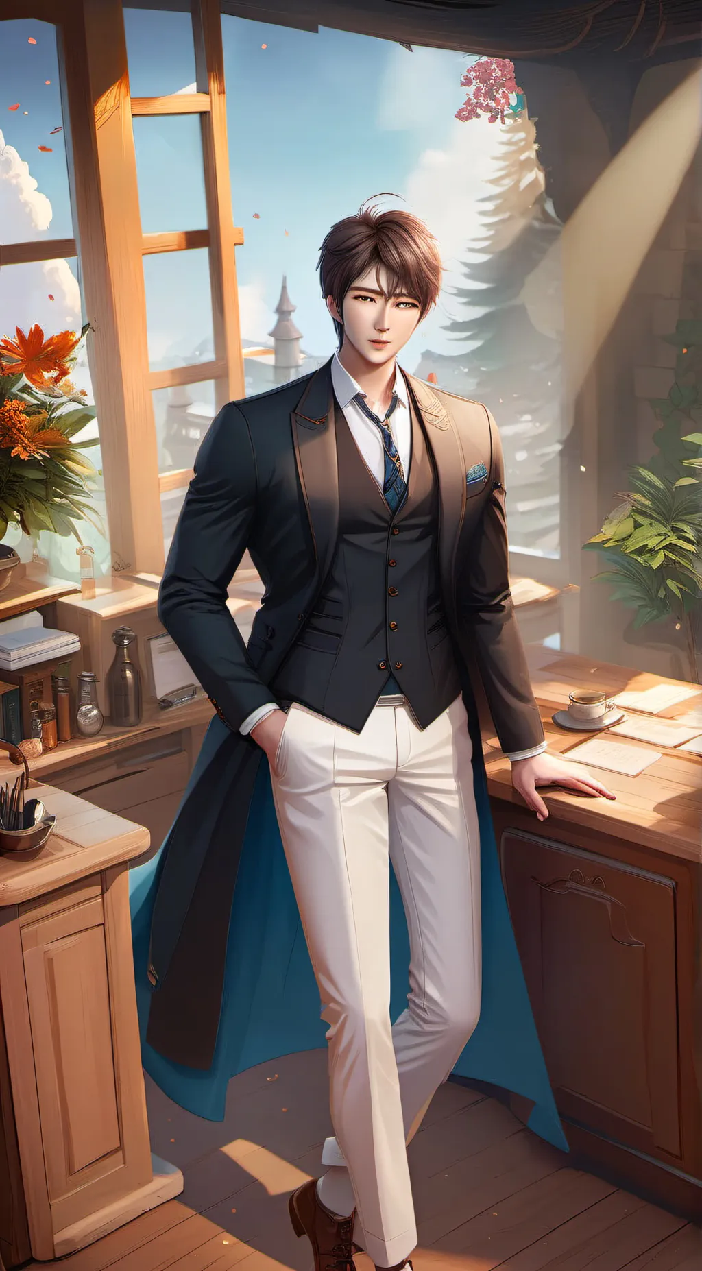 ai character: Alex background