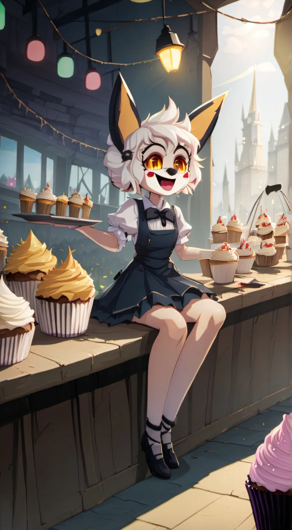 ai character: lolbit  background