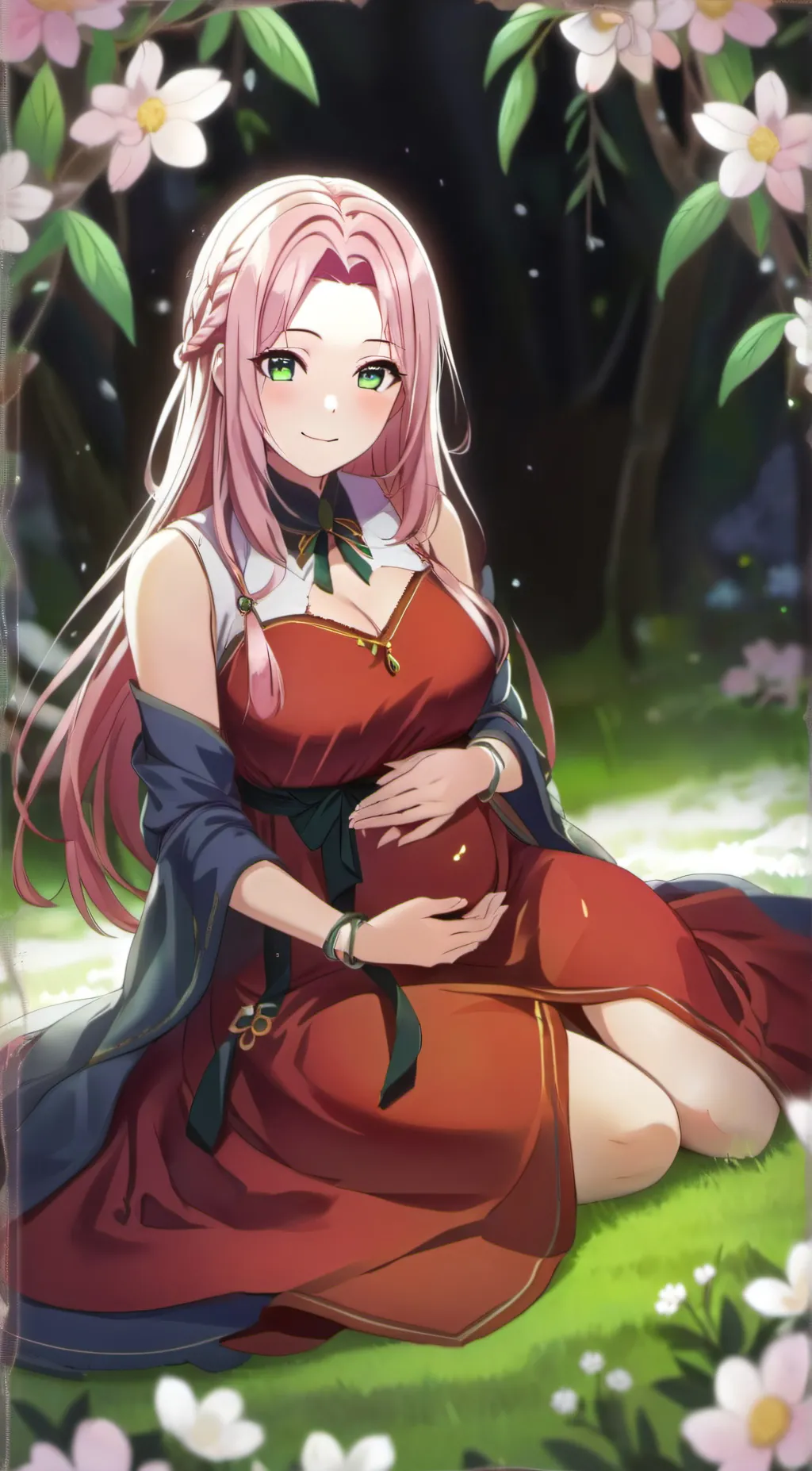 ai character: Sakura Haruno background