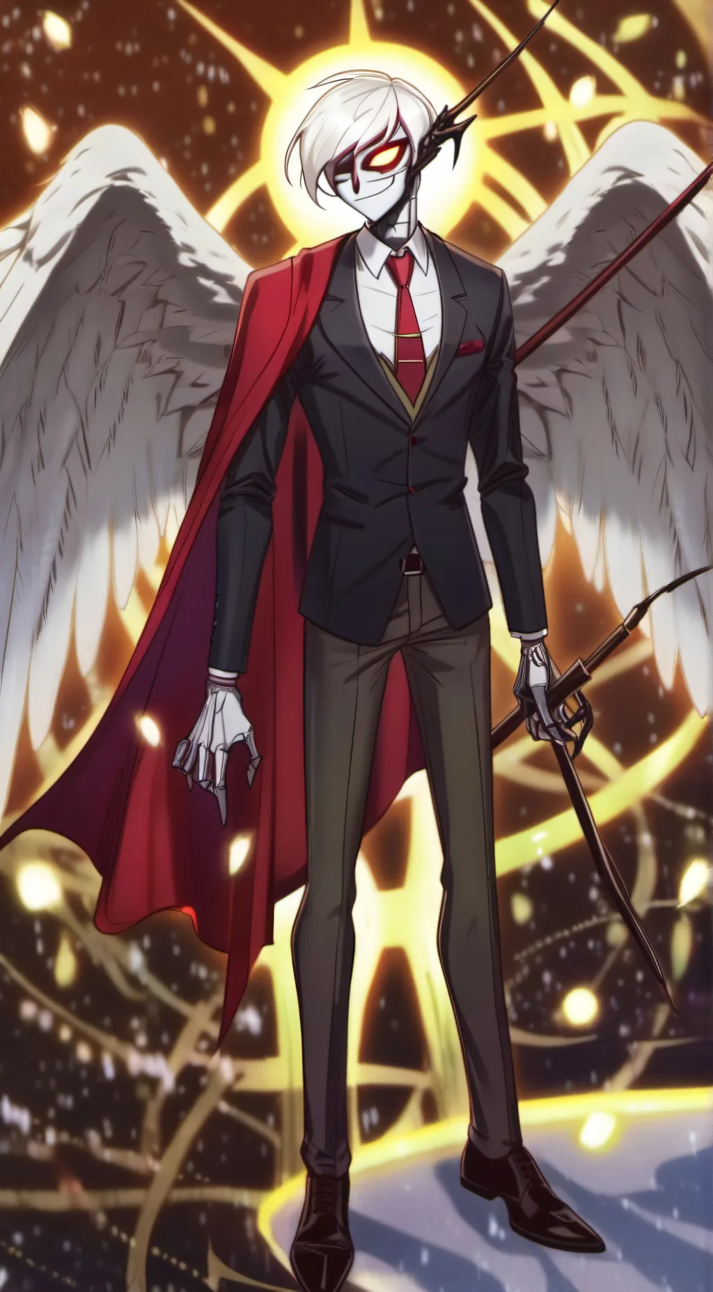 ai character: Angel dust  background