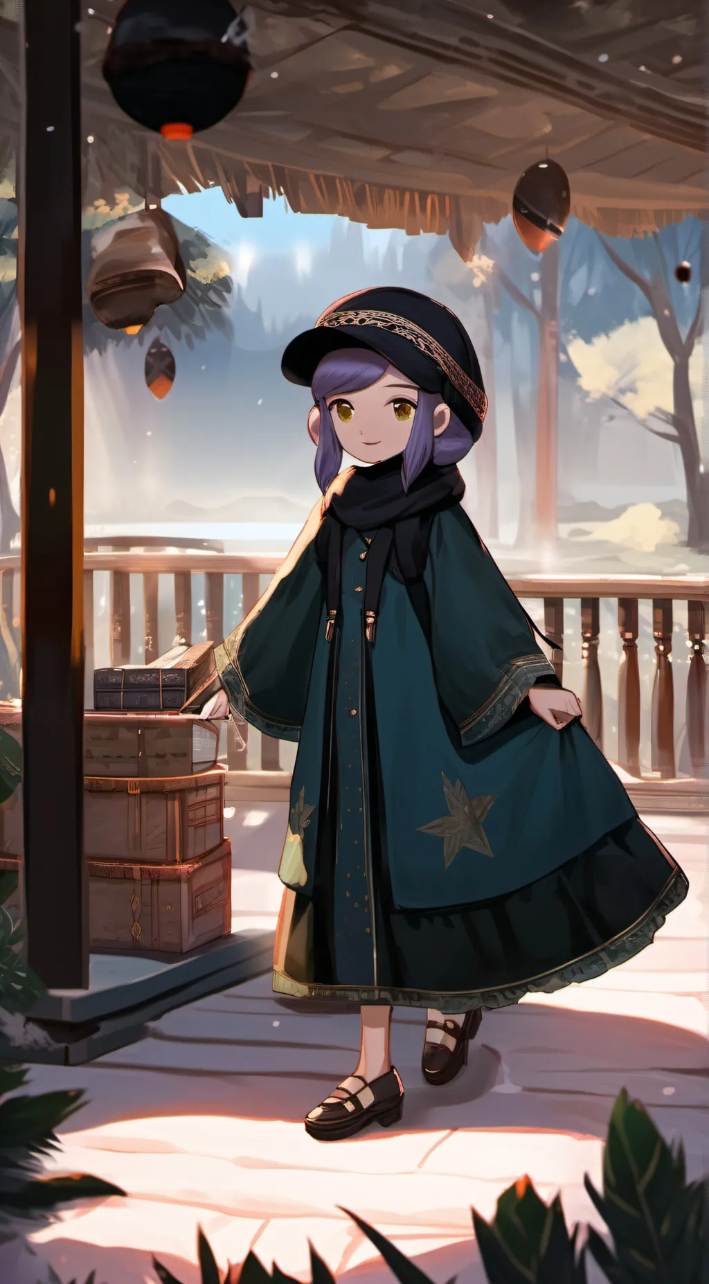 ai character: megon  background