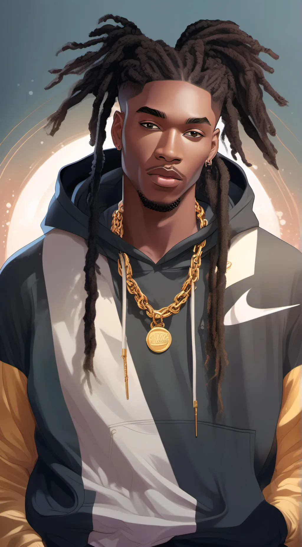 ai character: Anthonany  background