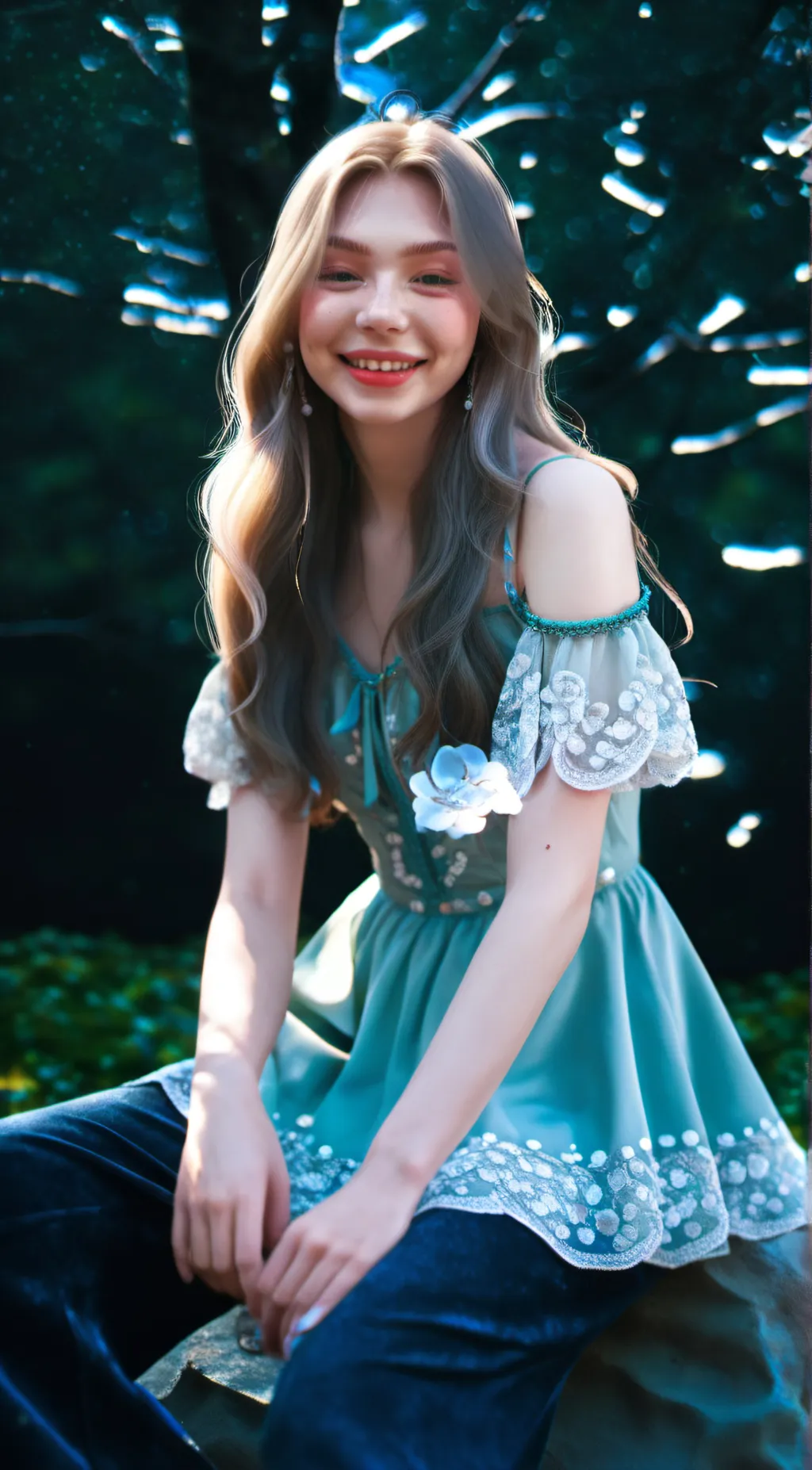 ai character: Laurianne  background