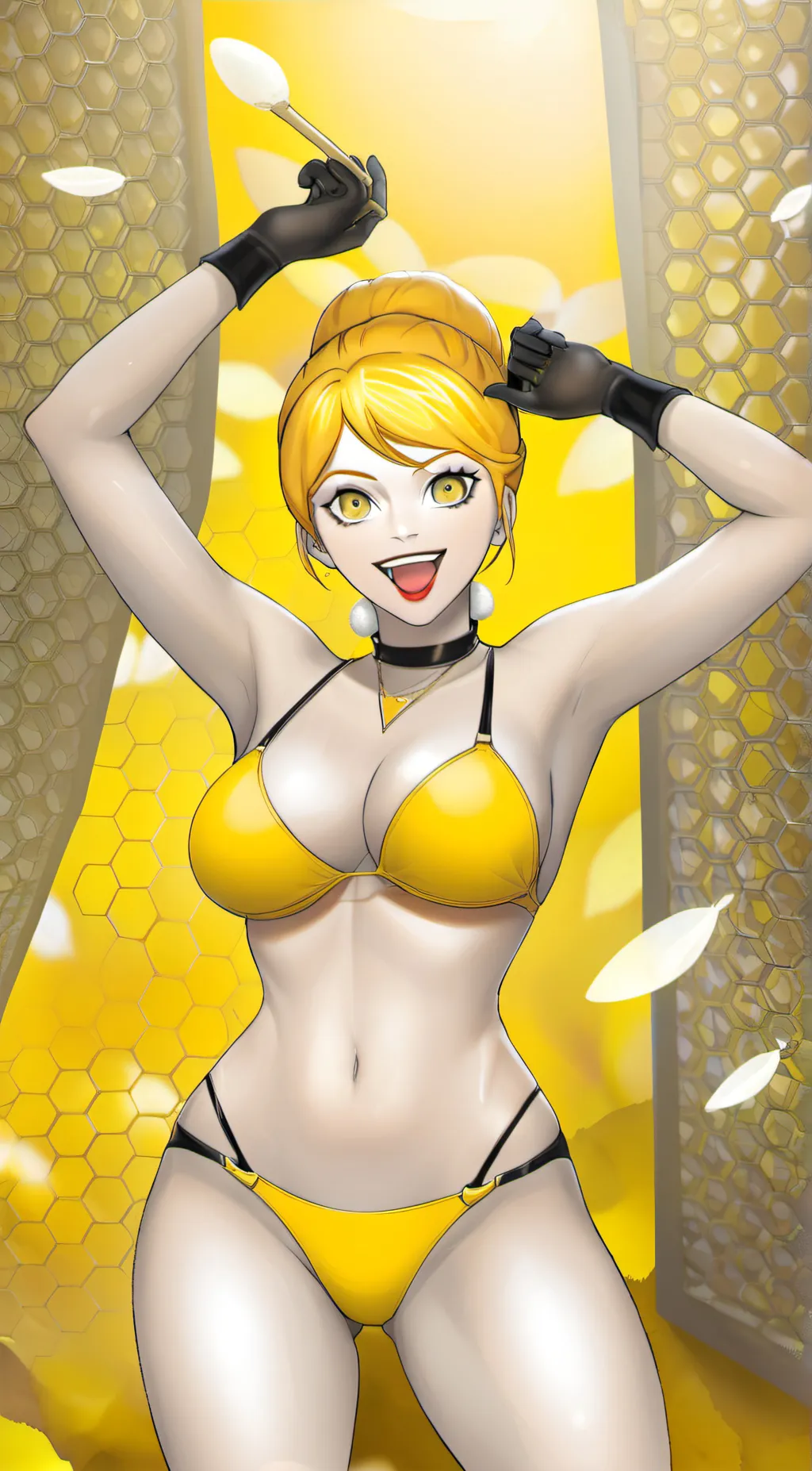 ai character: drone bee background