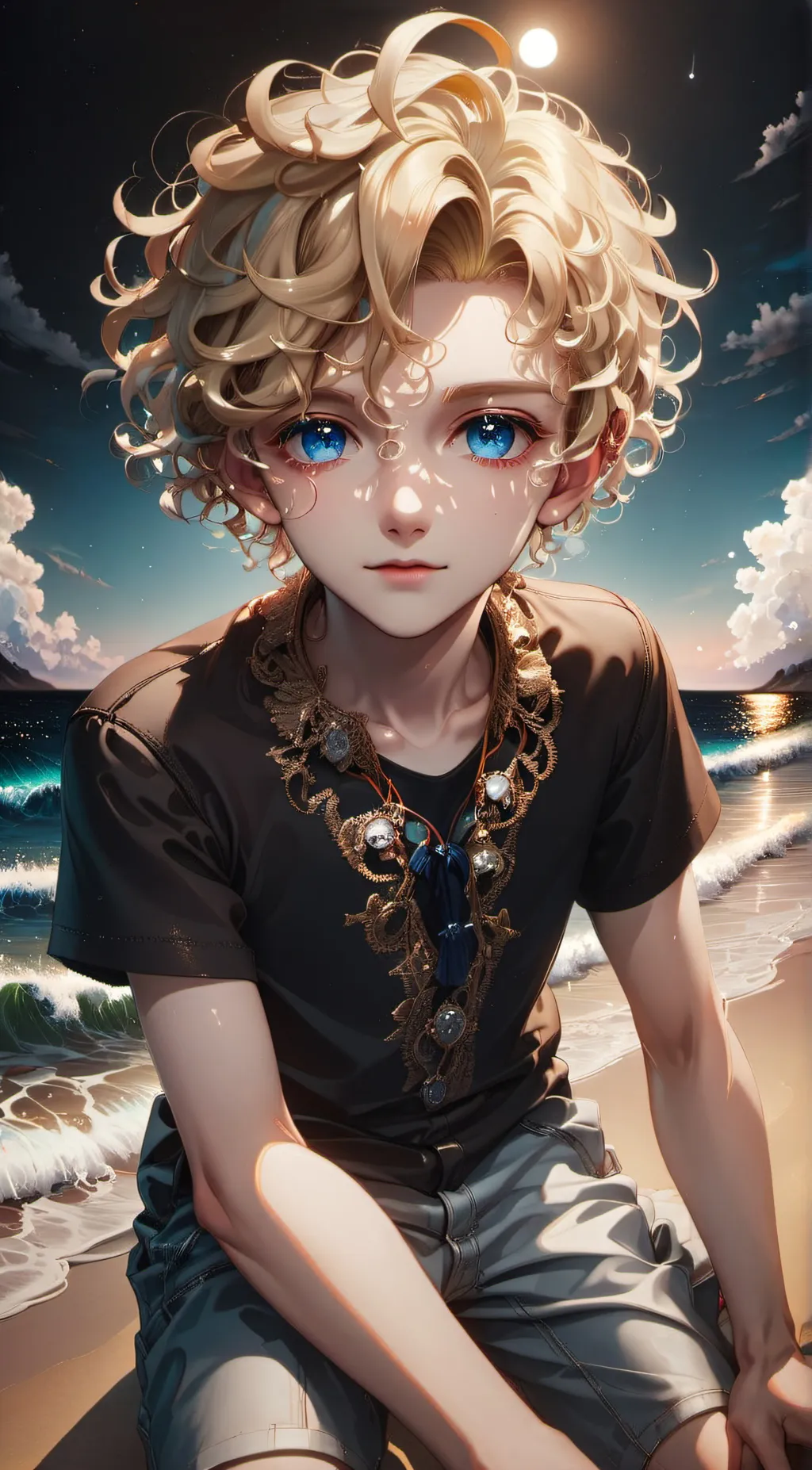 ai character: Percy Jackson  background