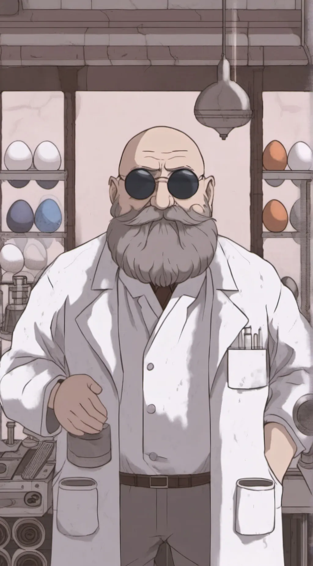 ai character: Gerald Robotnik background