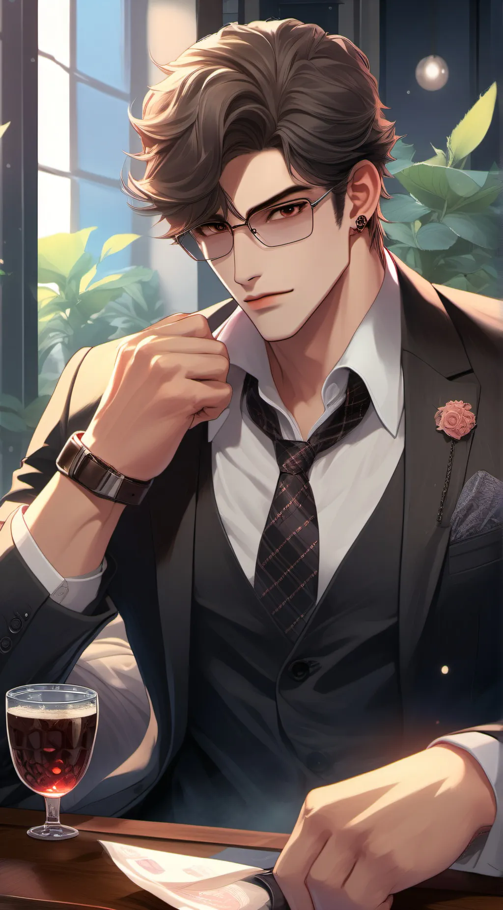 ai character: Alex background