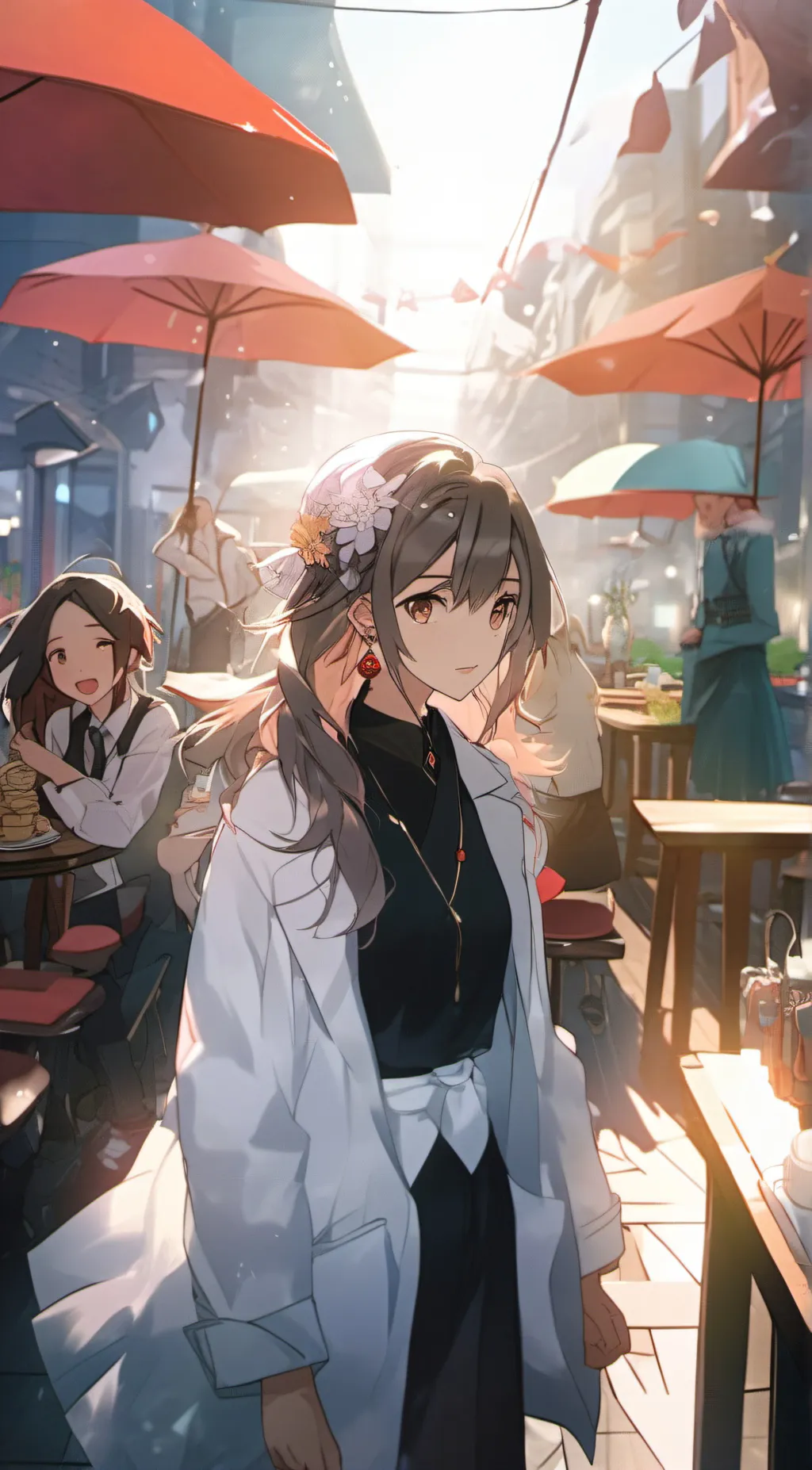 ai character: virus hack background