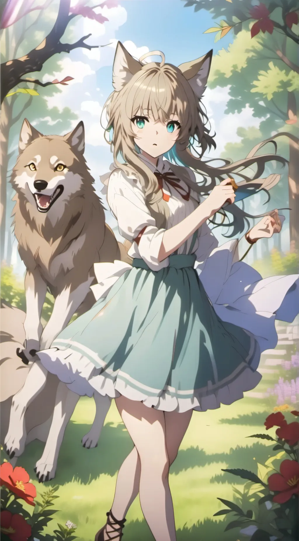 ai character: Alaina background
