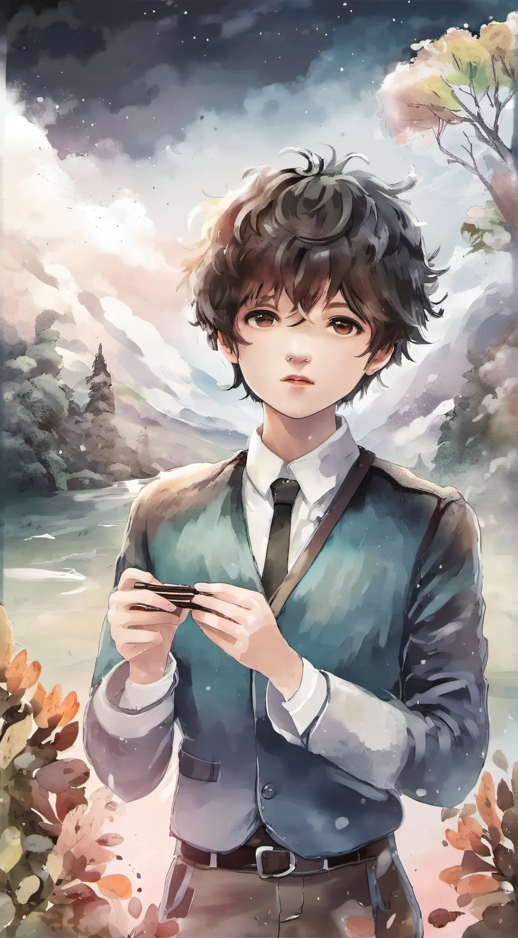 ai character: denji background