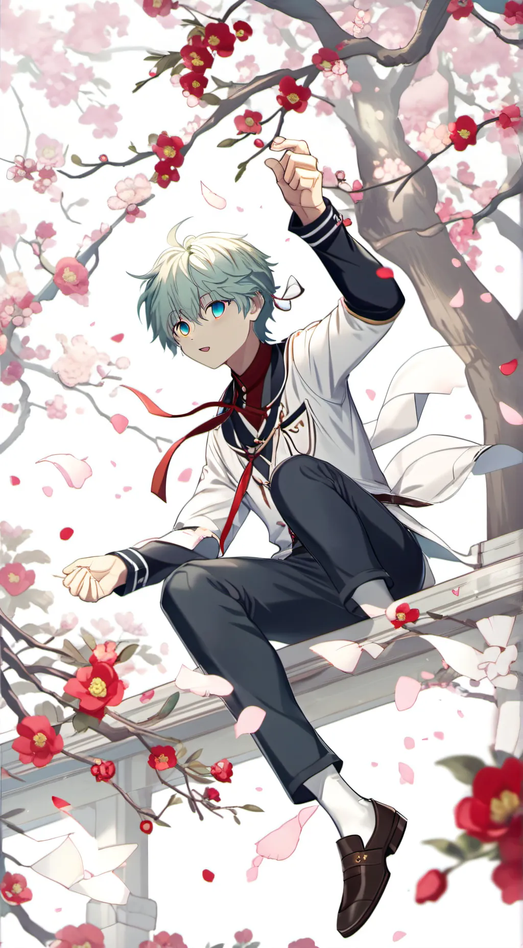 ai character: Killua  background