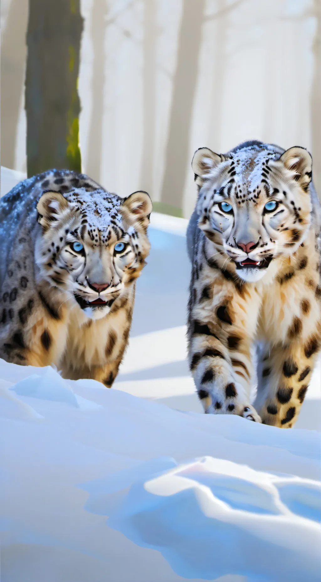 ai character: Alaska and Storm  background