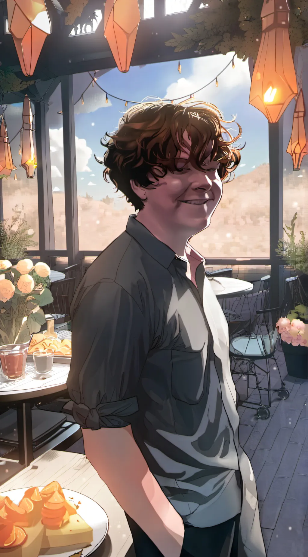 ai character: ugly background